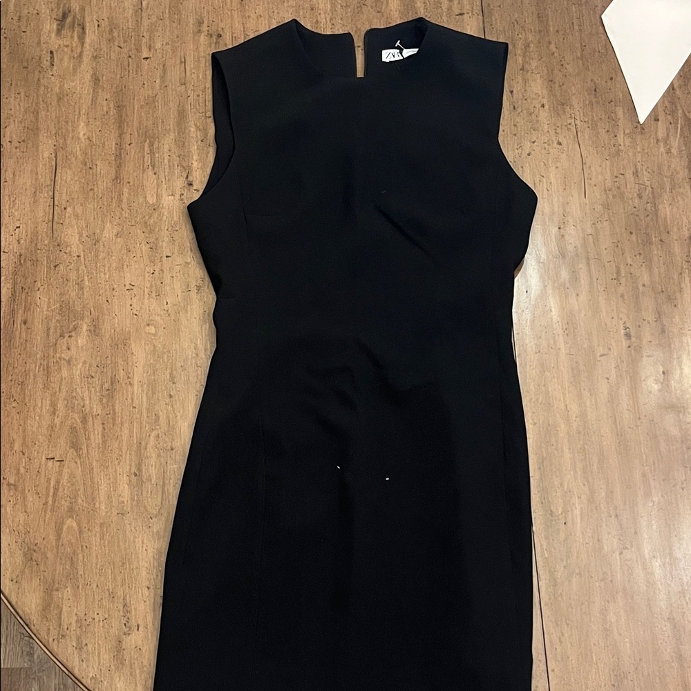 Zara Black Midi Dress